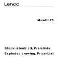 LENCO L75 Catálogo de piezas