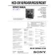 SONY HCDRG30T Manual de Servicio