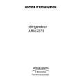 ARTHUR MARTIN ELECTROLUX ARN2273 Manual de Usuario