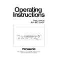 PANASONIC AWRC600P Manual de Usuario