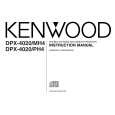 KENWOOD DPX-4020PH4 Manual de Usuario