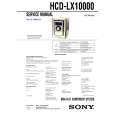 SONY HCD-LX10000 Manual de Servicio