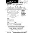 HITACHI VT-700SERIES Manual de Servicio