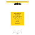 ZANUSSI ZDG323X Manual de Usuario