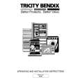 TRICITY BENDIX Si520W Manual de Usuario