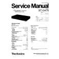 TECHNICS STG4 Manual de Servicio