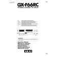 AKAI GX-F66RC Manual de Usuario