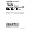 PIONEER RS-D7R-2/EW5 Manual de Servicio