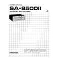 PIONEER SA8500II Manual de Usuario