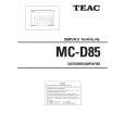 TEAC MC-D85 Manual de Servicio