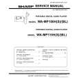 SHARP WA-MP100H(BL) Manual de Servicio