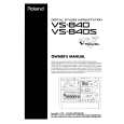 ROLAND VS-840S Manual de Usuario
