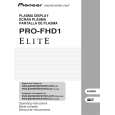 PIONEER PRO-FHD1/KUC Manual de Usuario