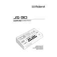 ROLAND JS-30 Manual de Usuario