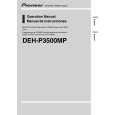 PIONEER DEH-P3500MP/XIN/EW Manual de Usuario