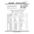 SHARP CD-C407W Manual de Servicio