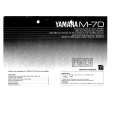 YAMAHA M-70 Manual de Usuario