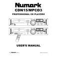 NUMARK CDN15 Manual de Usuario