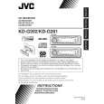 JVC KD-G202EE Manual de Usuario