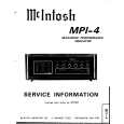 MCINTOSH MPI-4 Manual de Servicio