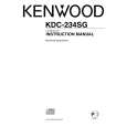KENWOOD KDC-234SG Manual de Usuario