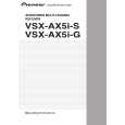 PIONEER VSX-AX5i-G Manual de Usuario