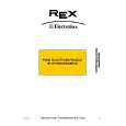 REX-ELECTROLUX PZ1K Manual de Usuario