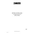 ZANUSSI ZPL9154 Manual de Usuario