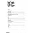 ROLAND GS-500 Manual de Servicio