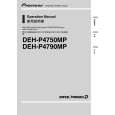 PIONEER DEH-P4790MP/XM/ID Manual de Usuario