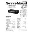TECHNICS SA190/L Manual de Servicio