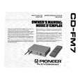 PIONEER CD-FM7 Manual de Usuario