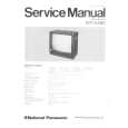 PANASONIC WV5490 Manual de Servicio