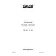 ZANUSSI ZK 27/10 AO Manual de Usuario