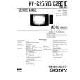 SONY KVC2551A Manual de Servicio