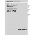 PIONEER DEH-1750/GS Manual de Usuario