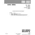 SONY RMJ901 Manual de Servicio