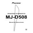 PIONEER MJ-D508/SDXJ Manual de Usuario