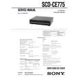 SONY SCDCE775 Manual de Servicio