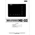 KORG MS-03 Manual de Servicio