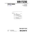 SONY WMFX290 Manual de Servicio
