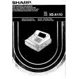 SHARP XE-A110 Manual de Usuario