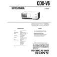 SONY CDXV6 Manual de Servicio