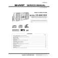 SHARP CDBK310V Manual de Servicio