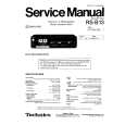 PANASONIC RSB13 Manual de Servicio