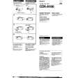 SONY CDX-A100 Manual de Usuario