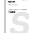 TOSHIBA V-701UK Manual de Servicio