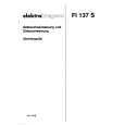 ELEKTRA BREGENZ FI137S Manual de Usuario