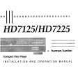 HARMAN KARDON HD7125 Manual de Usuario