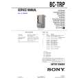 SONY BCTRP Manual de Servicio SONY BCTRP Manual de Servicio